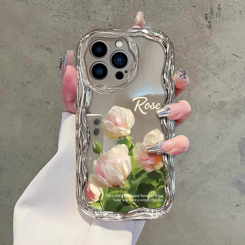 Rose Flower Design Is Suitable Phone Cases